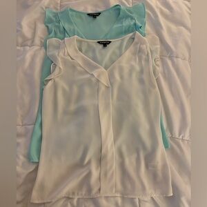 2 Express Sleeveless Blouses - size Small- set of 2